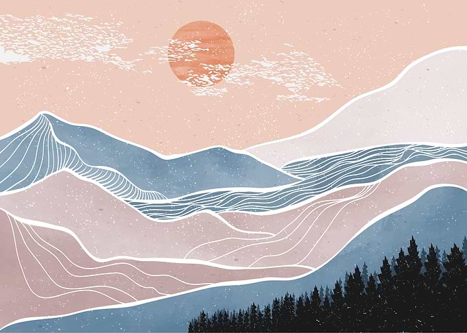 LANDSCAPE MOUNTAIN ART