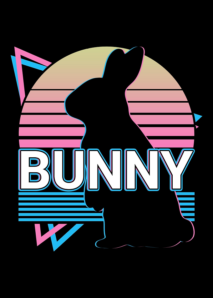 Bunny Rabbit Retro