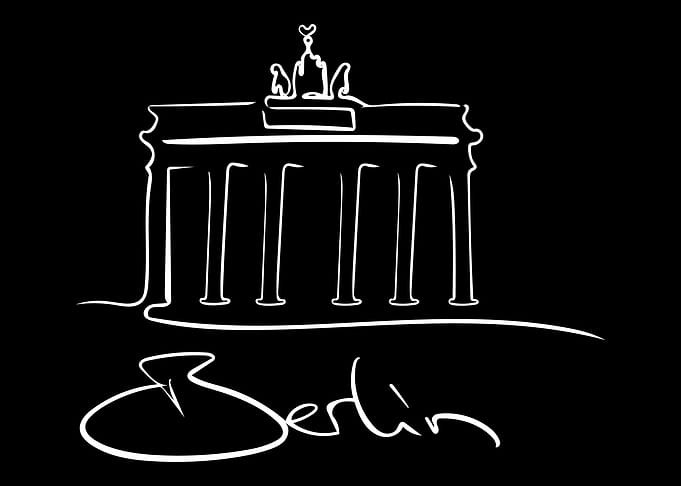 Berlin Line Art Minimal