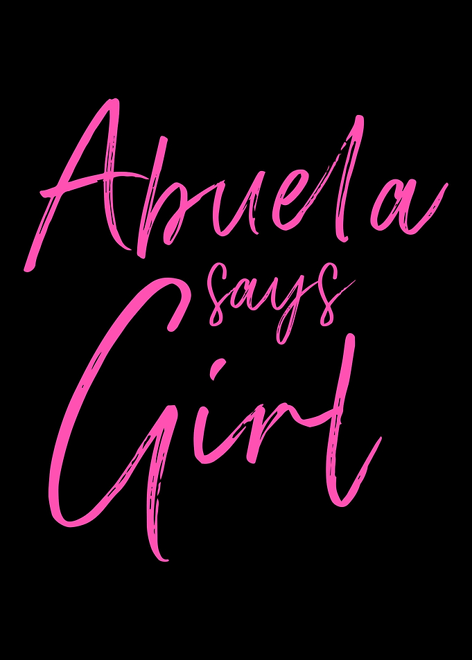 Gender reveal abuela says