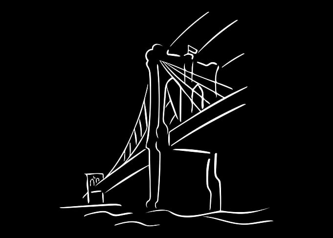 New York Line Art Minimal