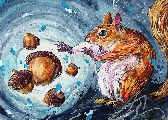 Squirrel is greedy
