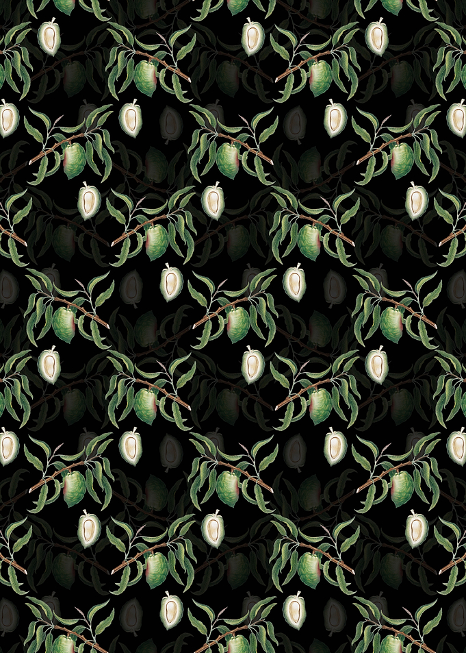 Floral Almond Pattern