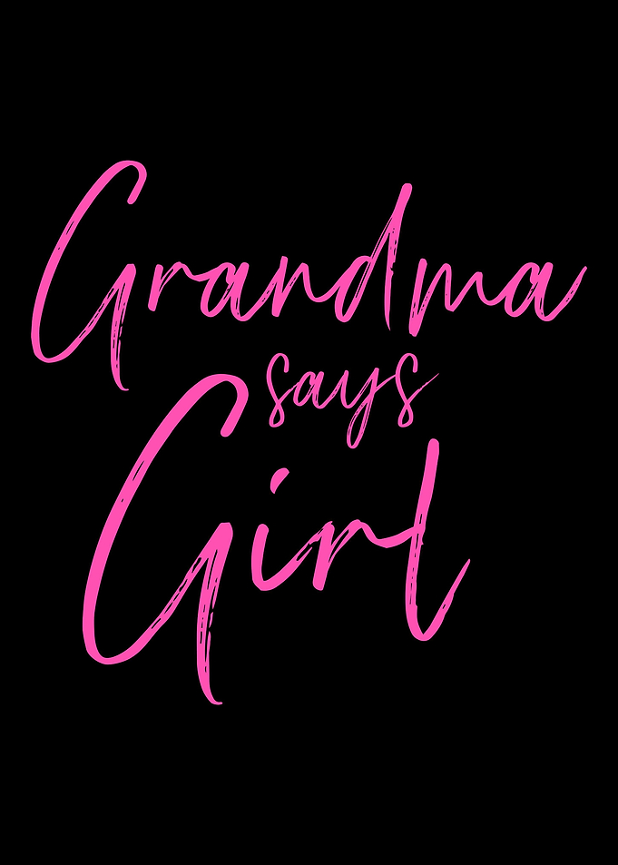 Gender reveal grandma says