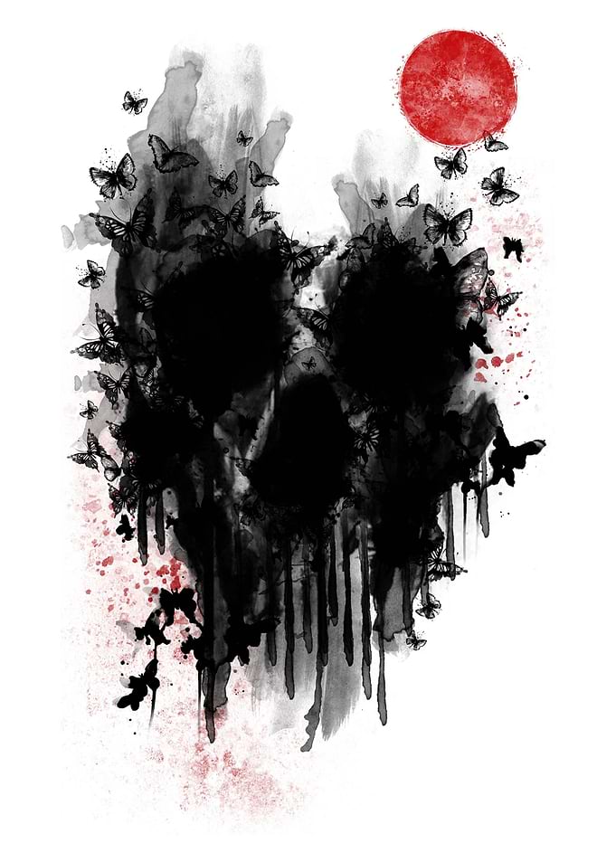 Skull Butterfly