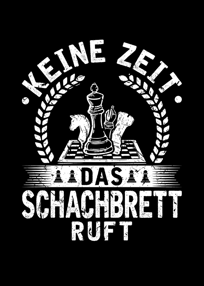 Schach Motiv Schachspiel
