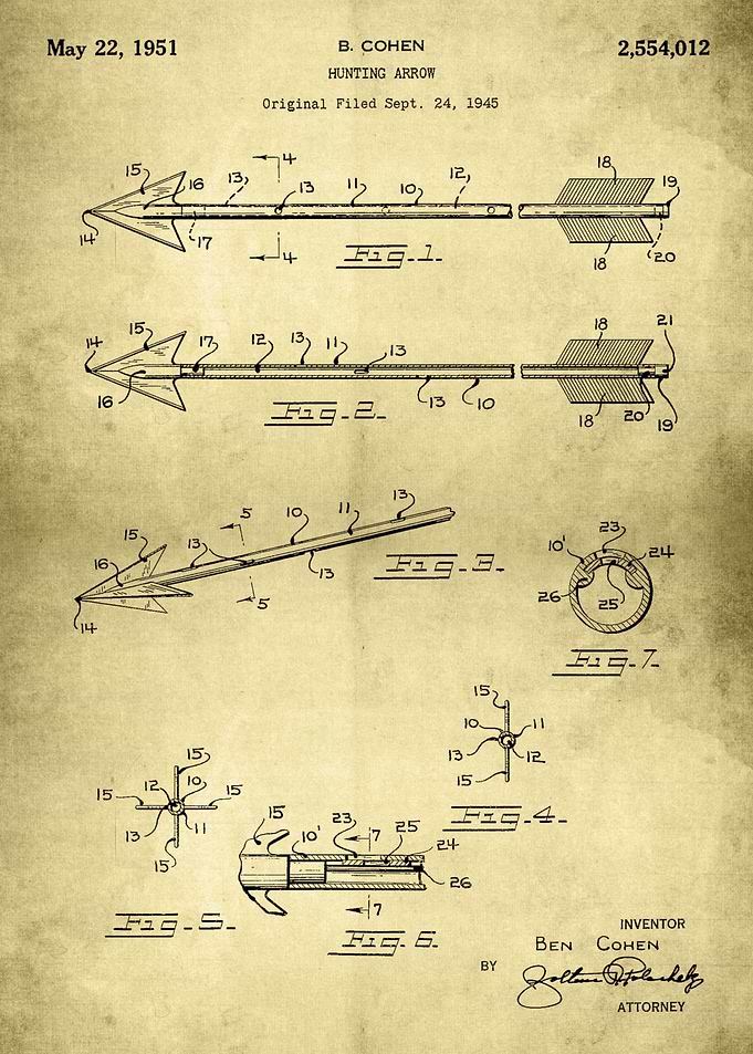 Hunting Arrow Patent
