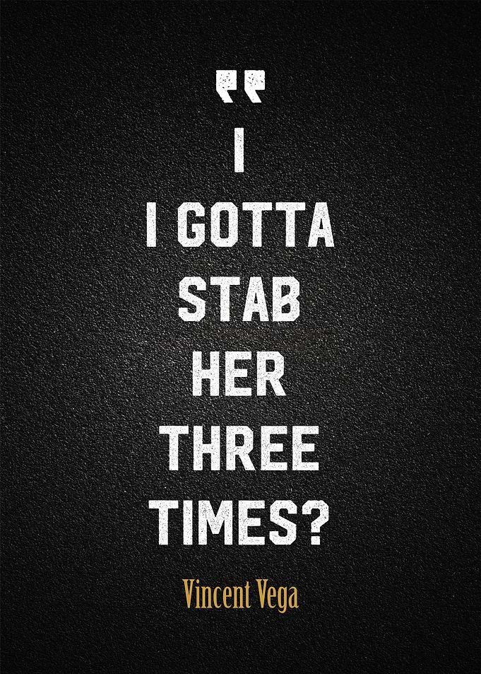 pulp fiction motivational