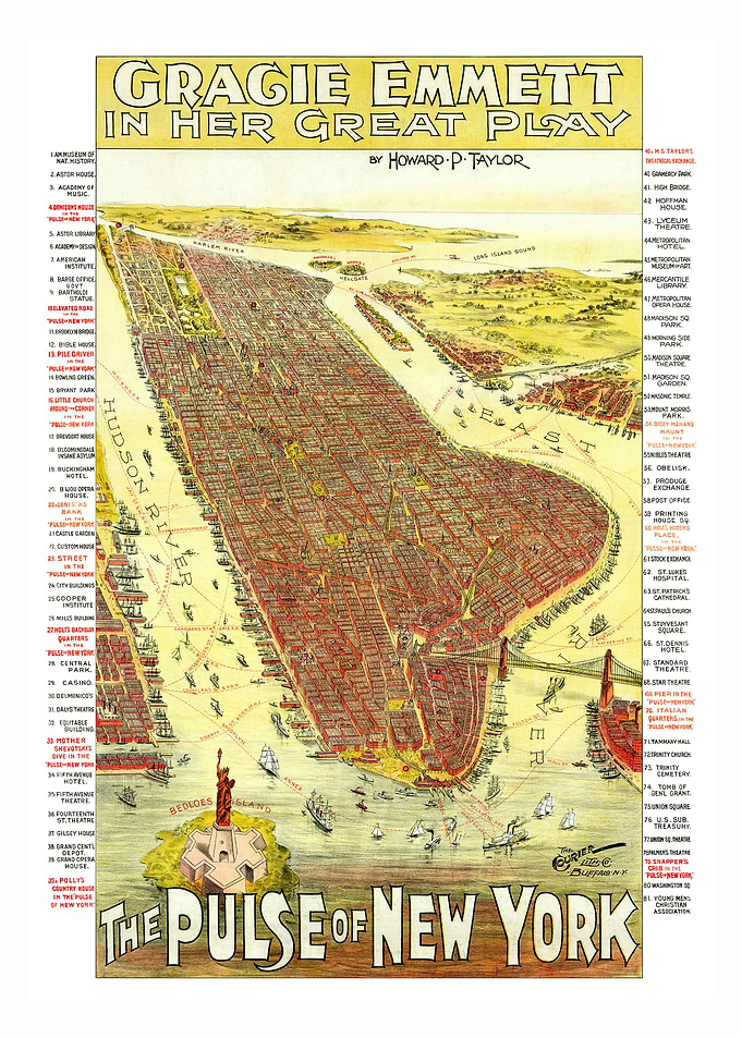 map of new york