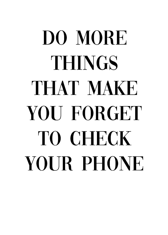 Do more things