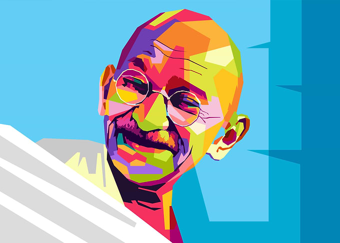 mahatma gandhi in wpap