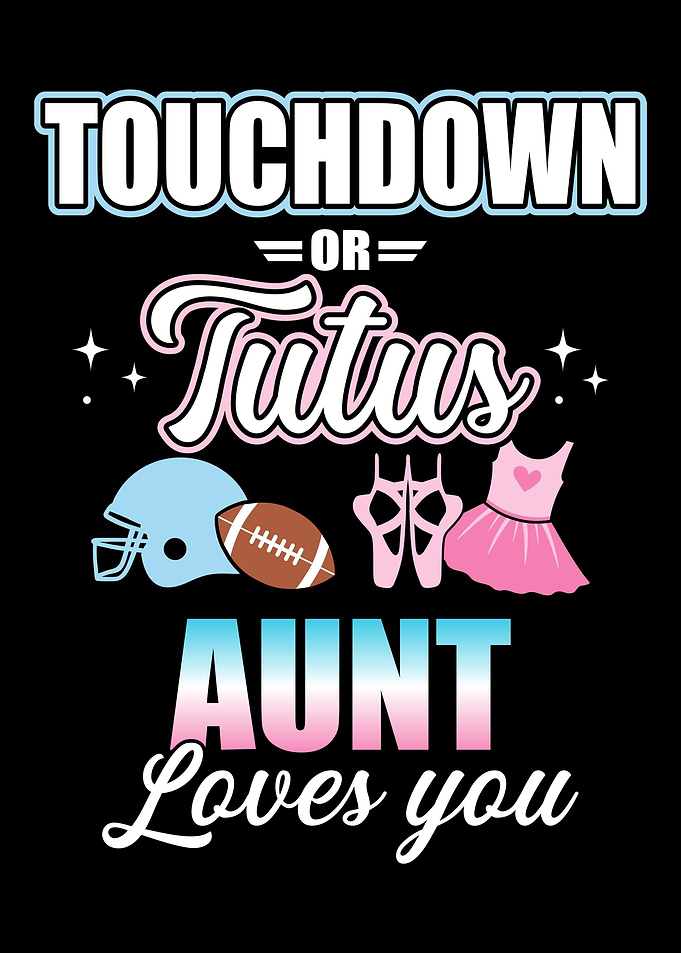 Gender reveal touchdowns o