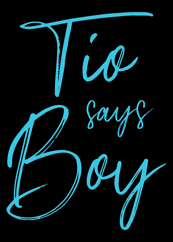Gender reveal tio says boy