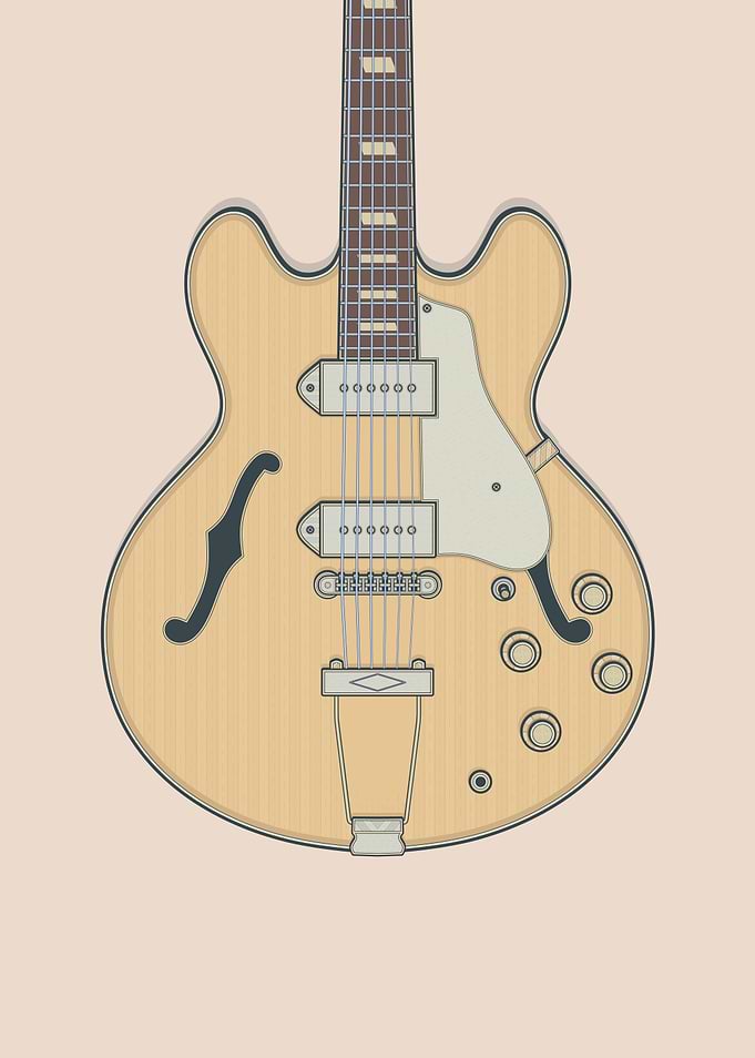 Natural Kasino Guitar