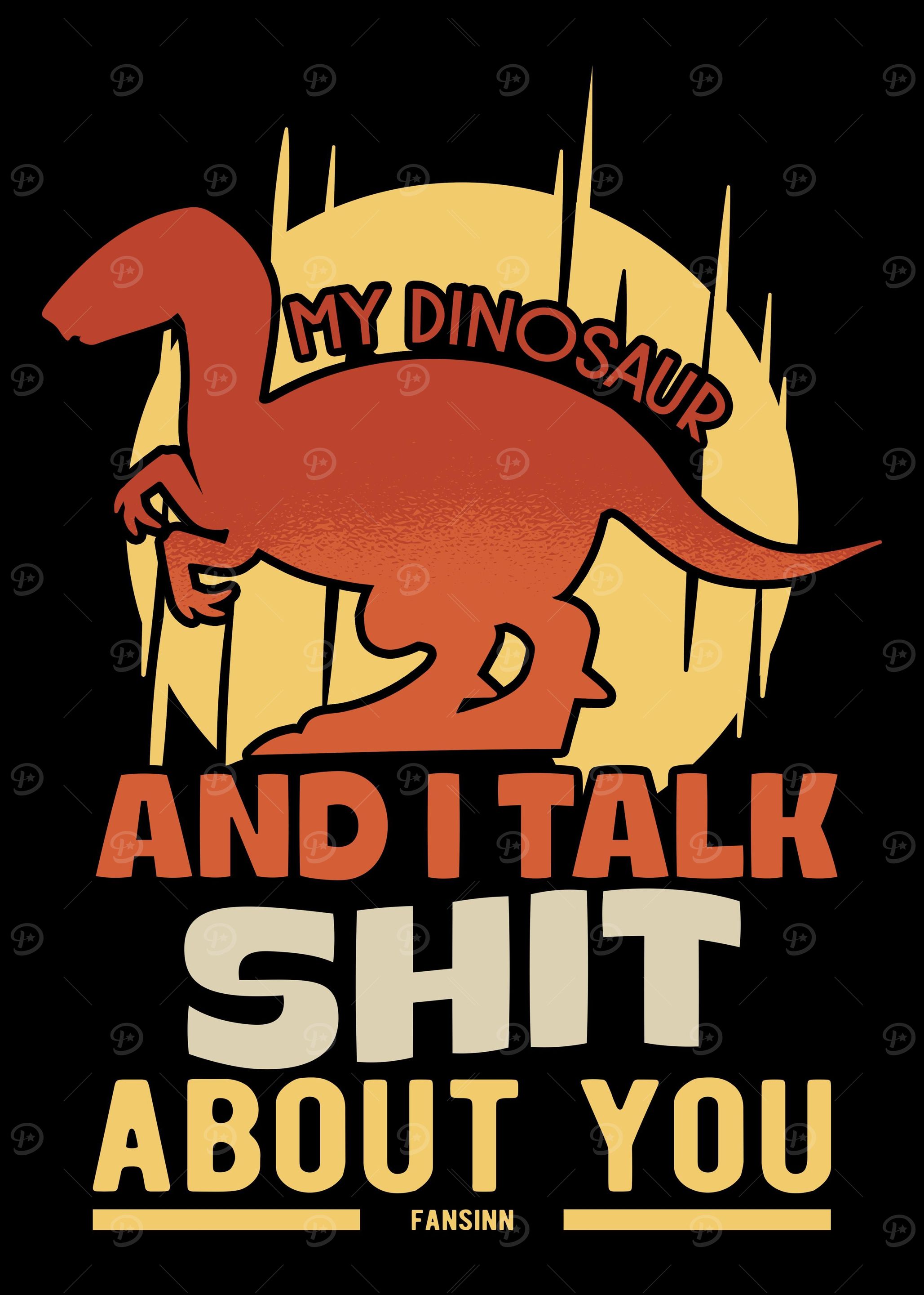 My Dinosaur And I Talk Shi