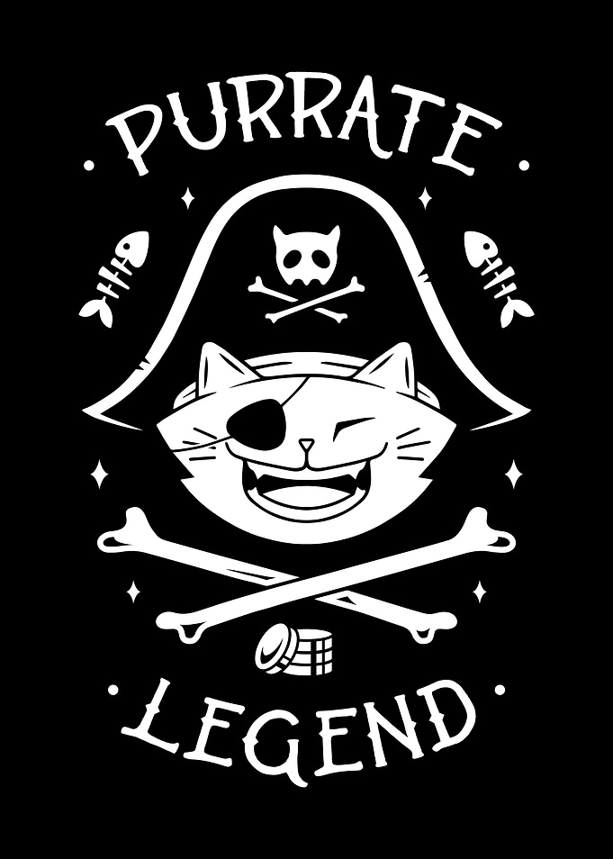 Purrate Cat