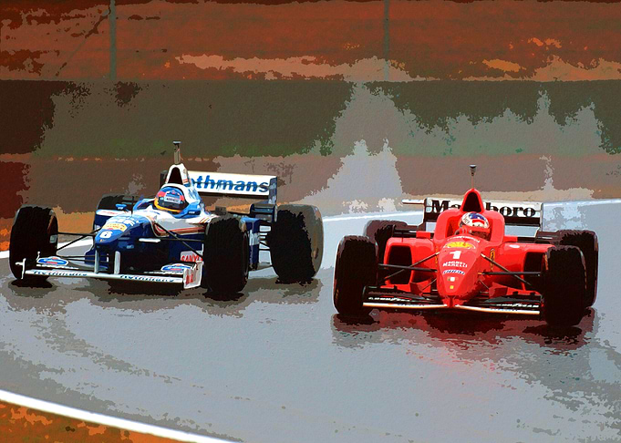 Schumacher vs Villeneuve