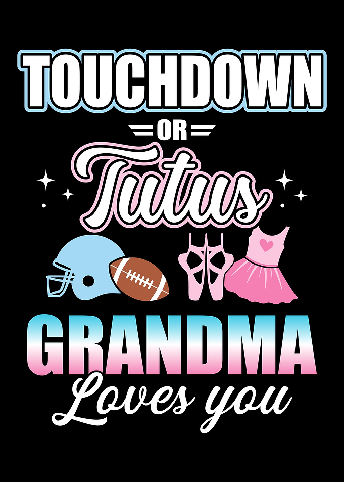 Gender reveal touchdowns t