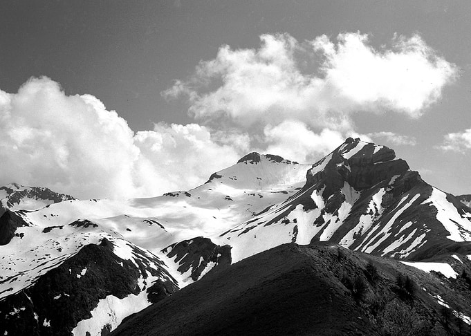 Alps mountain landscape