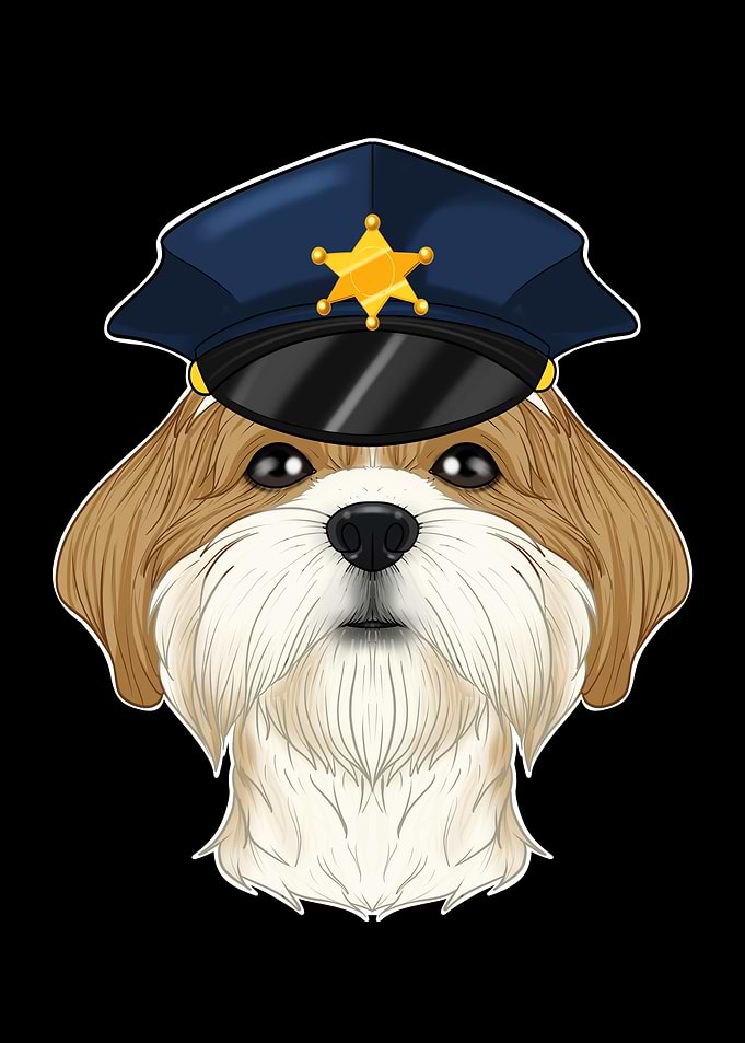 Police Shih Tzu Canine