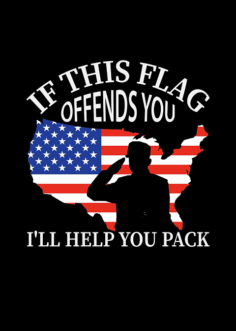 Salut to this flag
