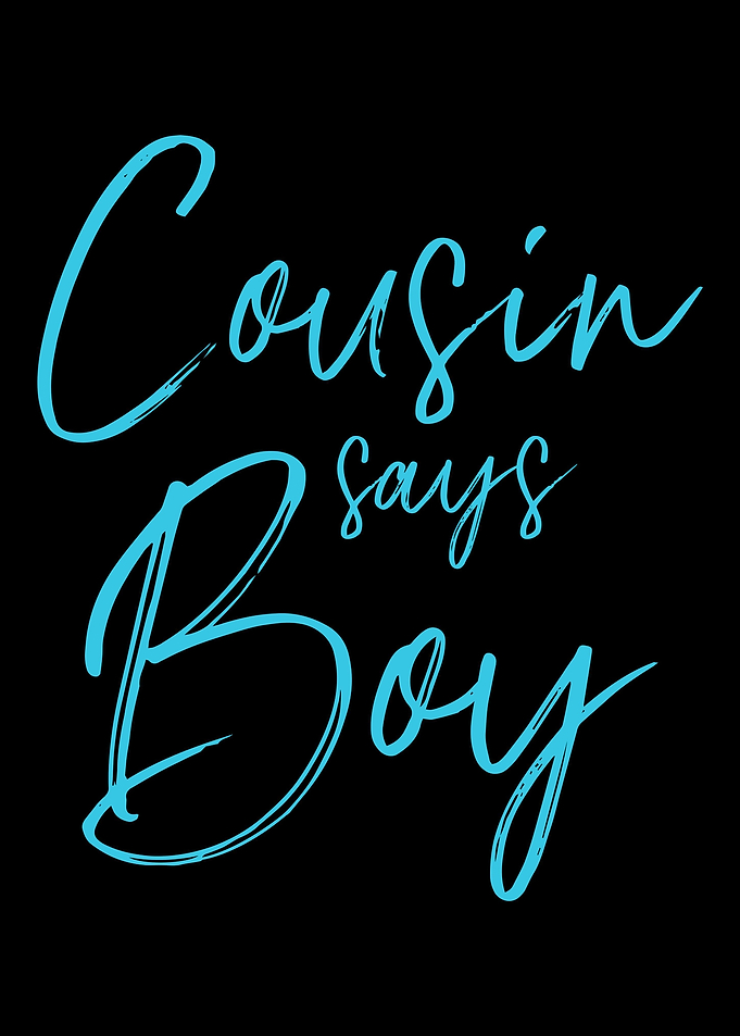 Gender reveal cousin says