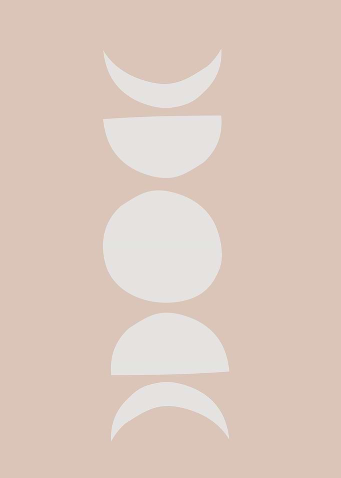 Boho Moon Phases Kids Room