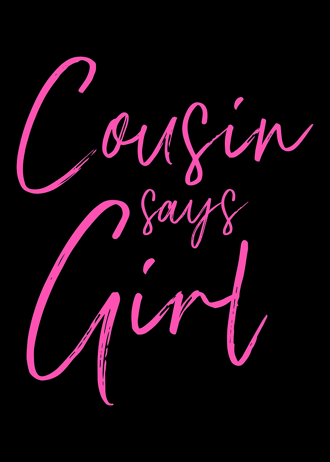 Gender reveal cousin says