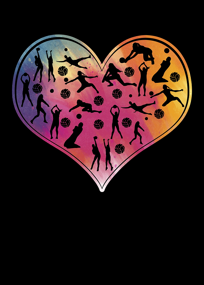 Volleyball Heart