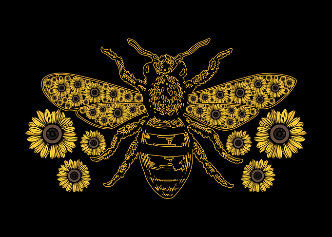 Bee Sunflower Beekeeping