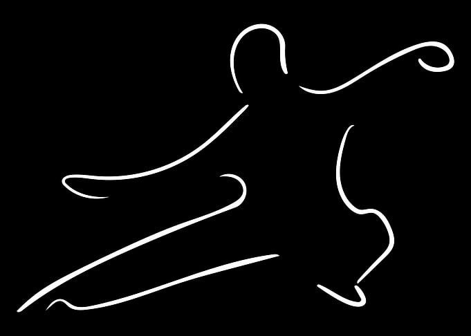 Qi Gong Line Art Minimal
