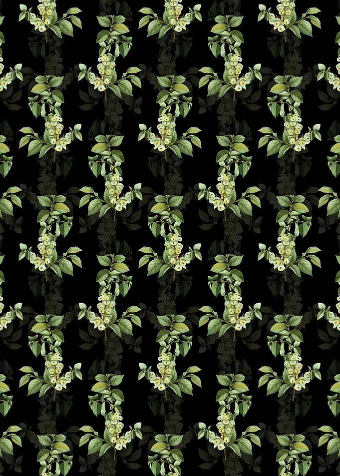 Floral Field Elm Pattern