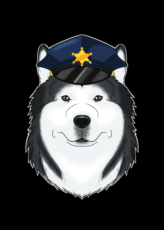 Police Husky Canine