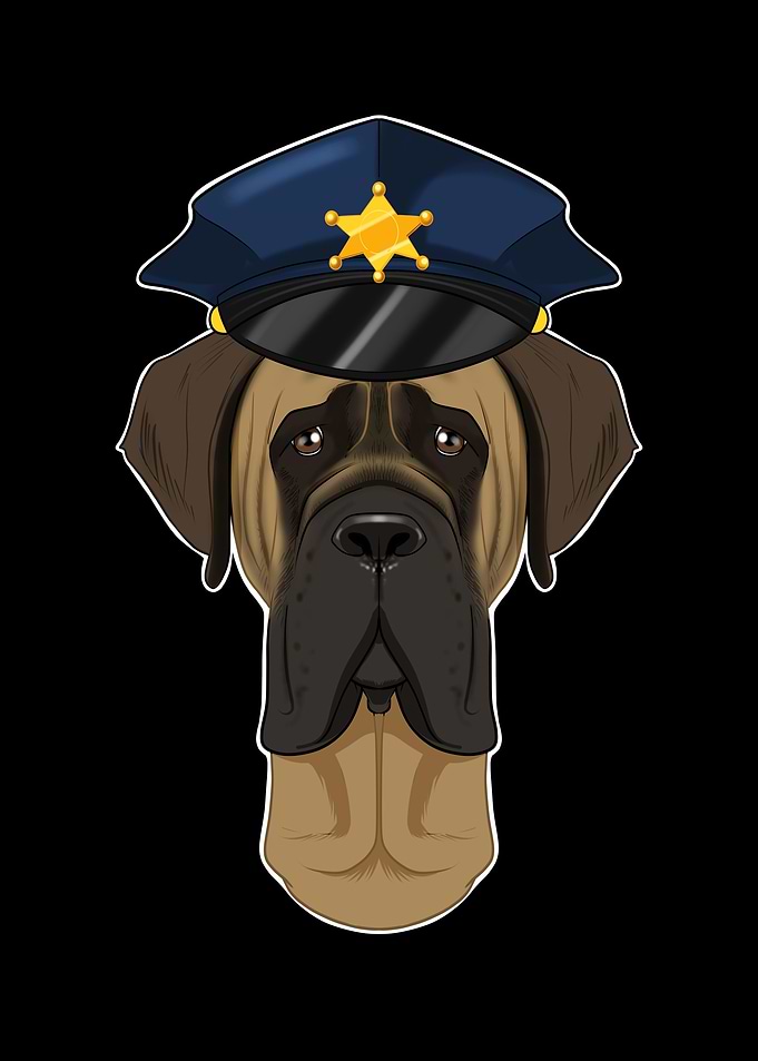Police Mastiff Canine