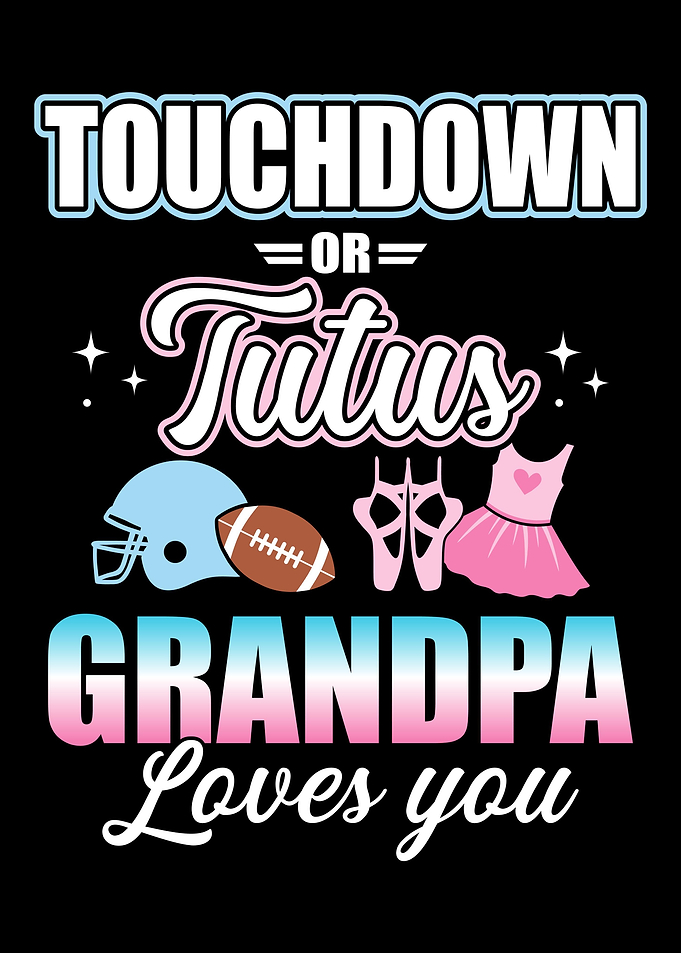 Gender reveal touchdowns t