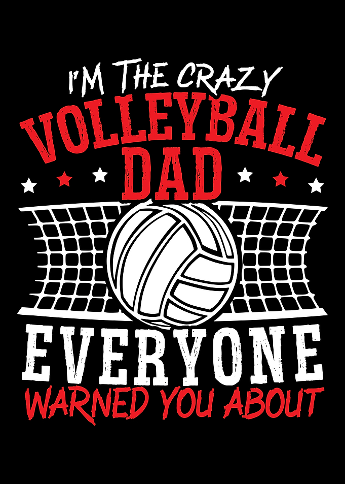 Crazy Volleyball Dad