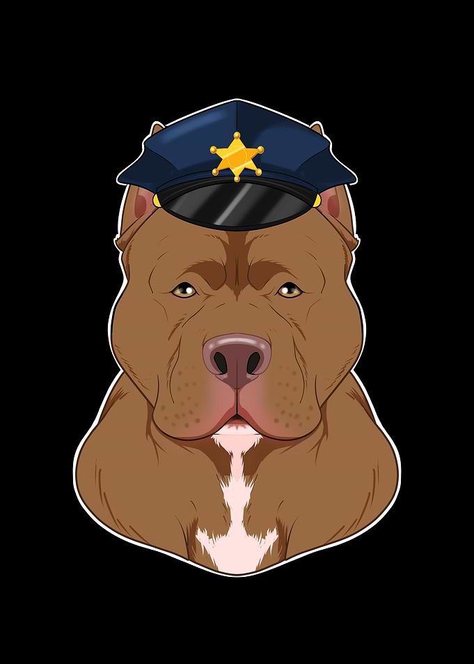 Police Pitbull Canine