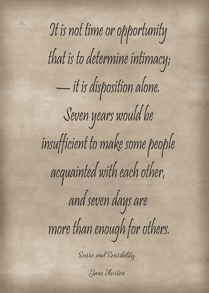 Sense and Sensibility