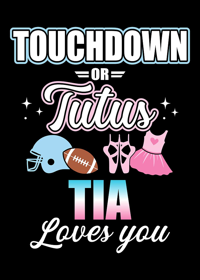 Gender reveal touchdowns o