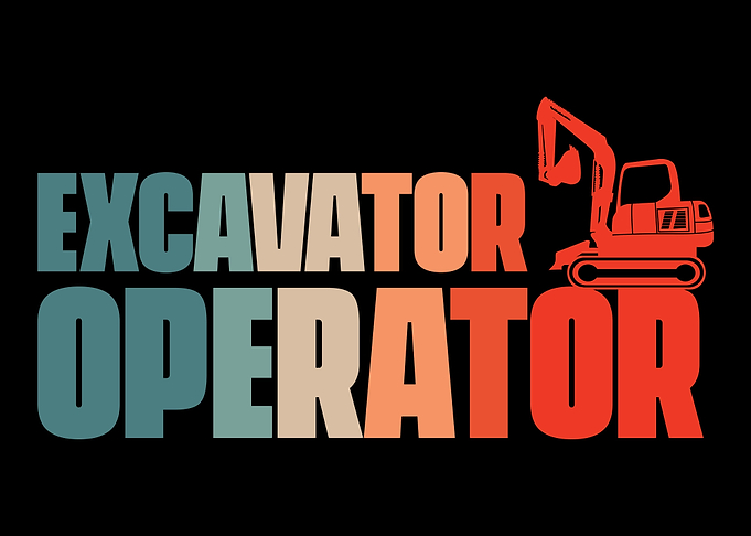 Retro Excavator Operator