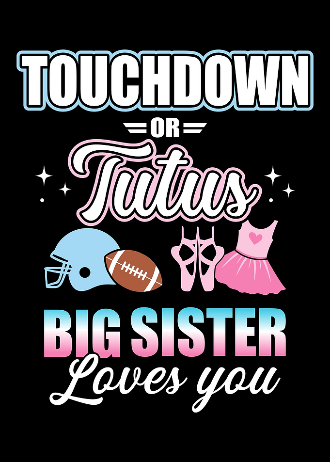 Gender reveal touchdowns o