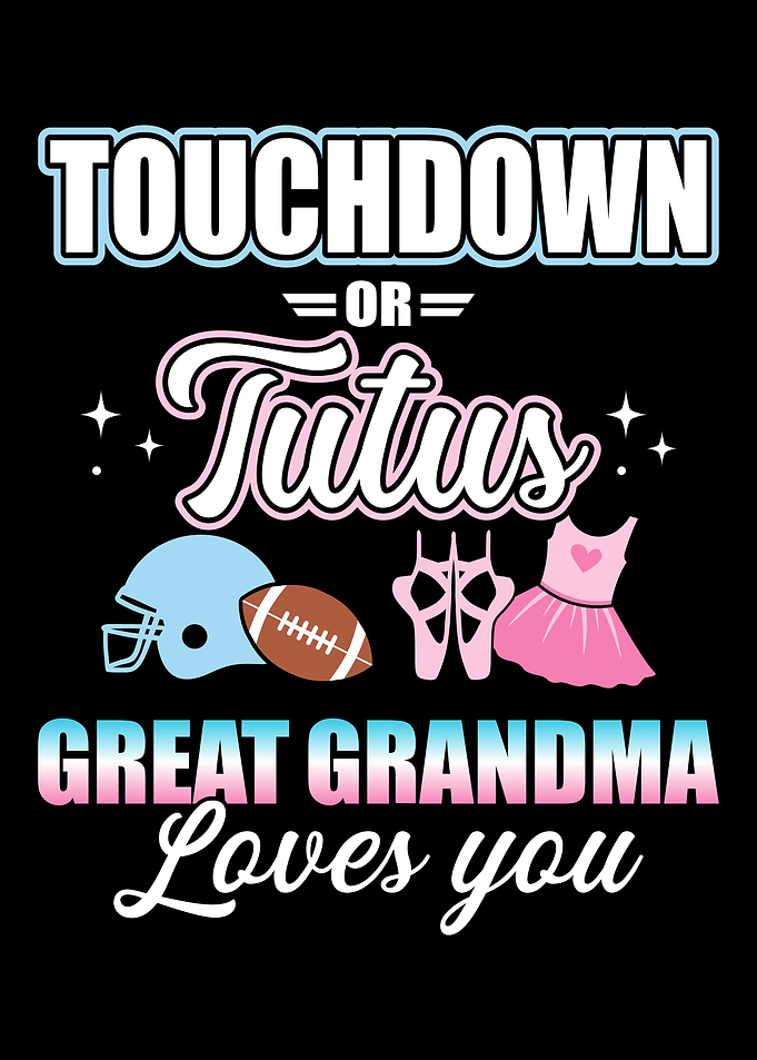 Gender reveal touchdowns o