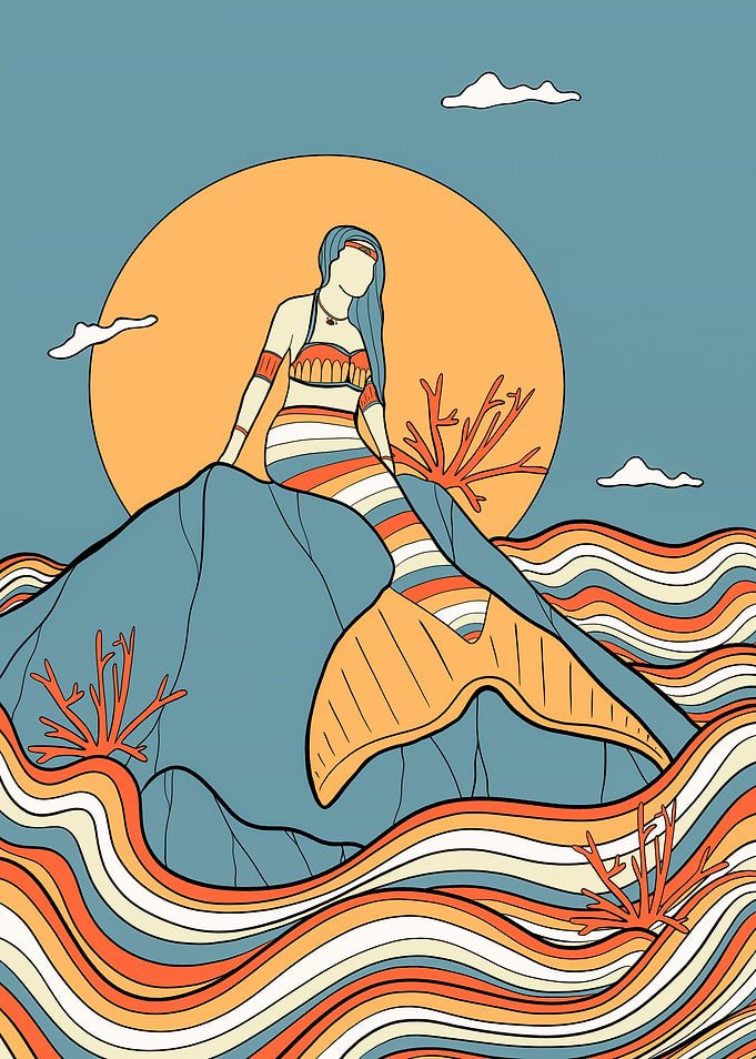 The waiting mermaid