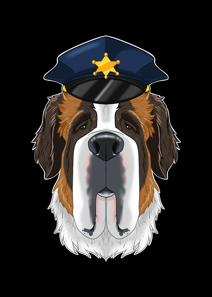 Police Saint Bernard