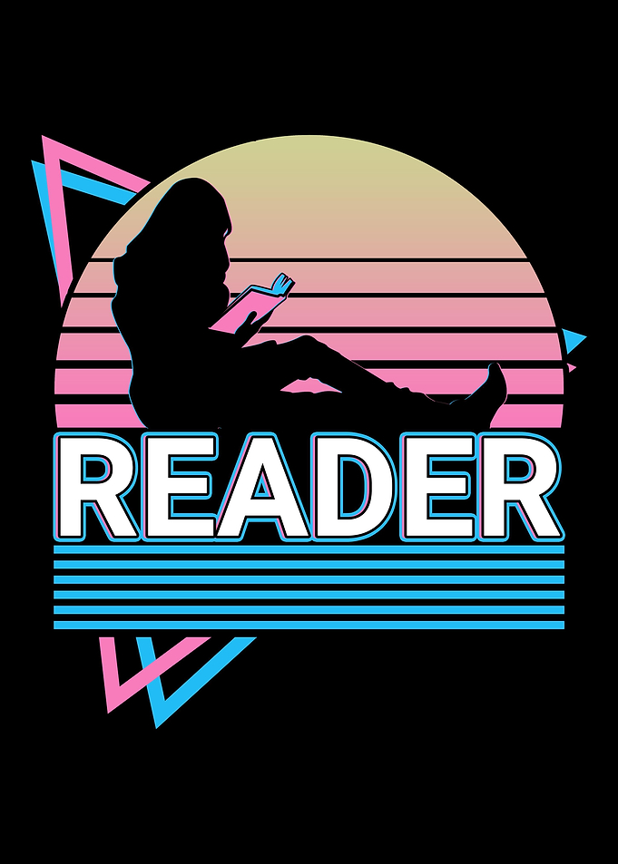 Reader Book Reading Retro