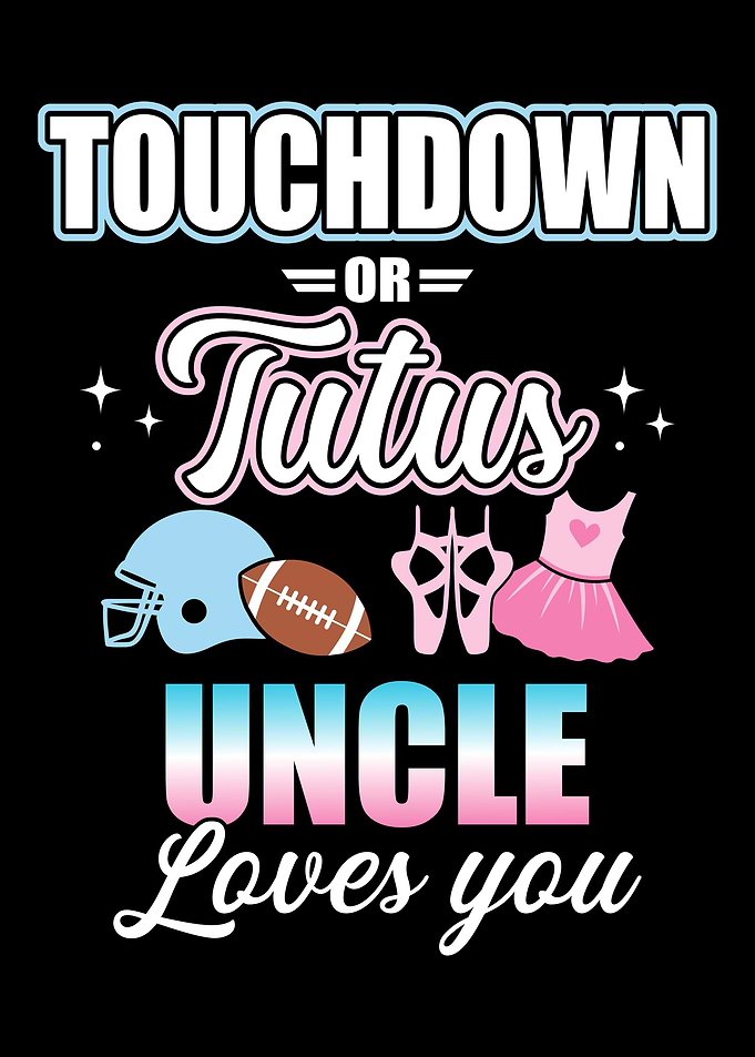 Gender reveal touchdowns o