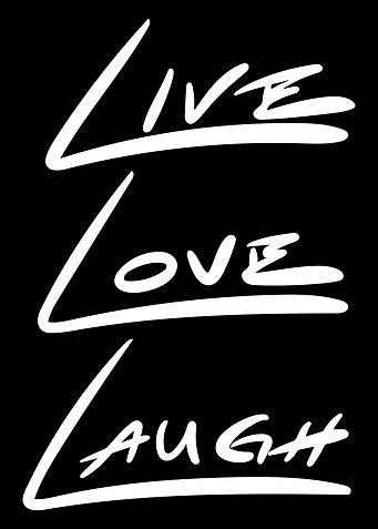 Live Love Laugh Line Art