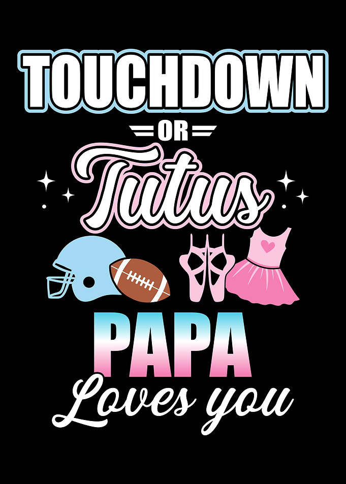 Gender reveal touchdowns o