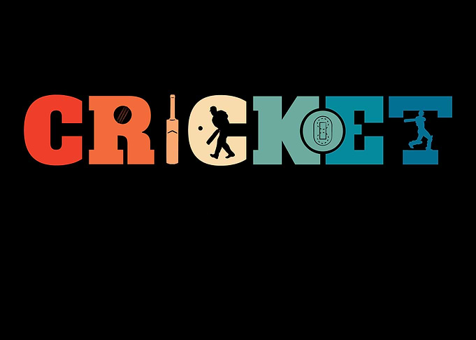Retro Cricket Player