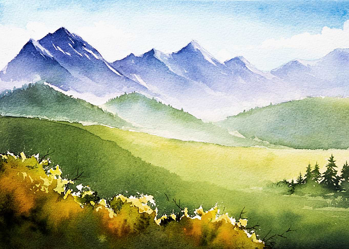 Autumn Mountain Meadow